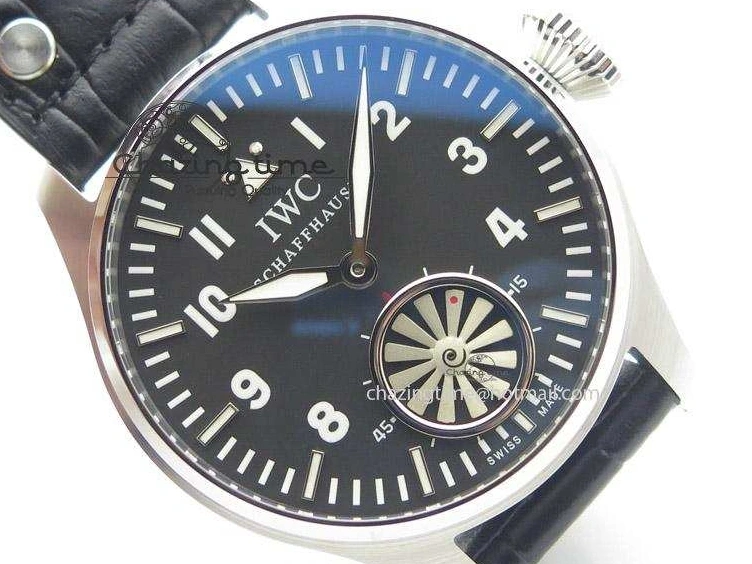 MIROTIME 0428 Breathable Big Pilot “Markus Buhler” IW5003 Turbine Movement V6F Best Edition On Leather Strap A 7334